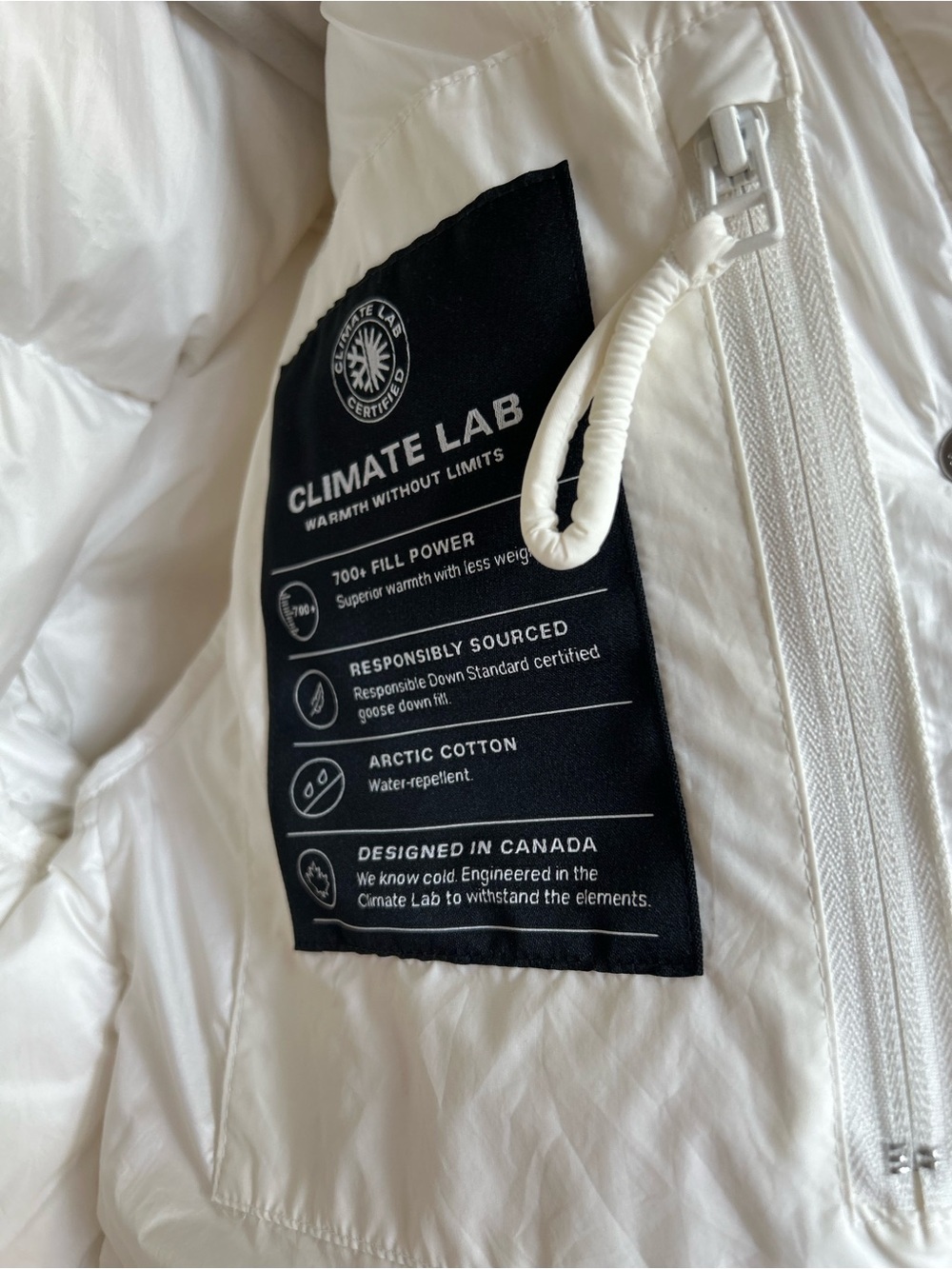 Women’s White Puffer Jacket - Arctic Cotton